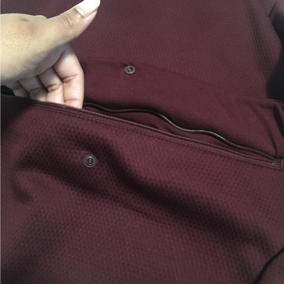Adidas Burgundy Hoodie - Picture 3 of 5